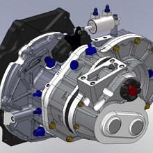 Transverse Mounted Front Rear Engine 6/7 Speed Sequential 